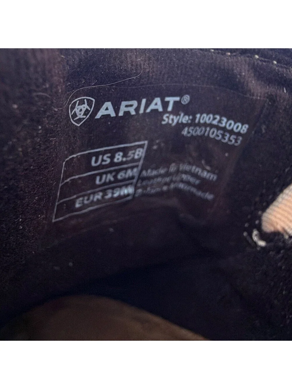 New Ariat Leather Slip-On Loafers Rubber Sole Women’s 8.5 B